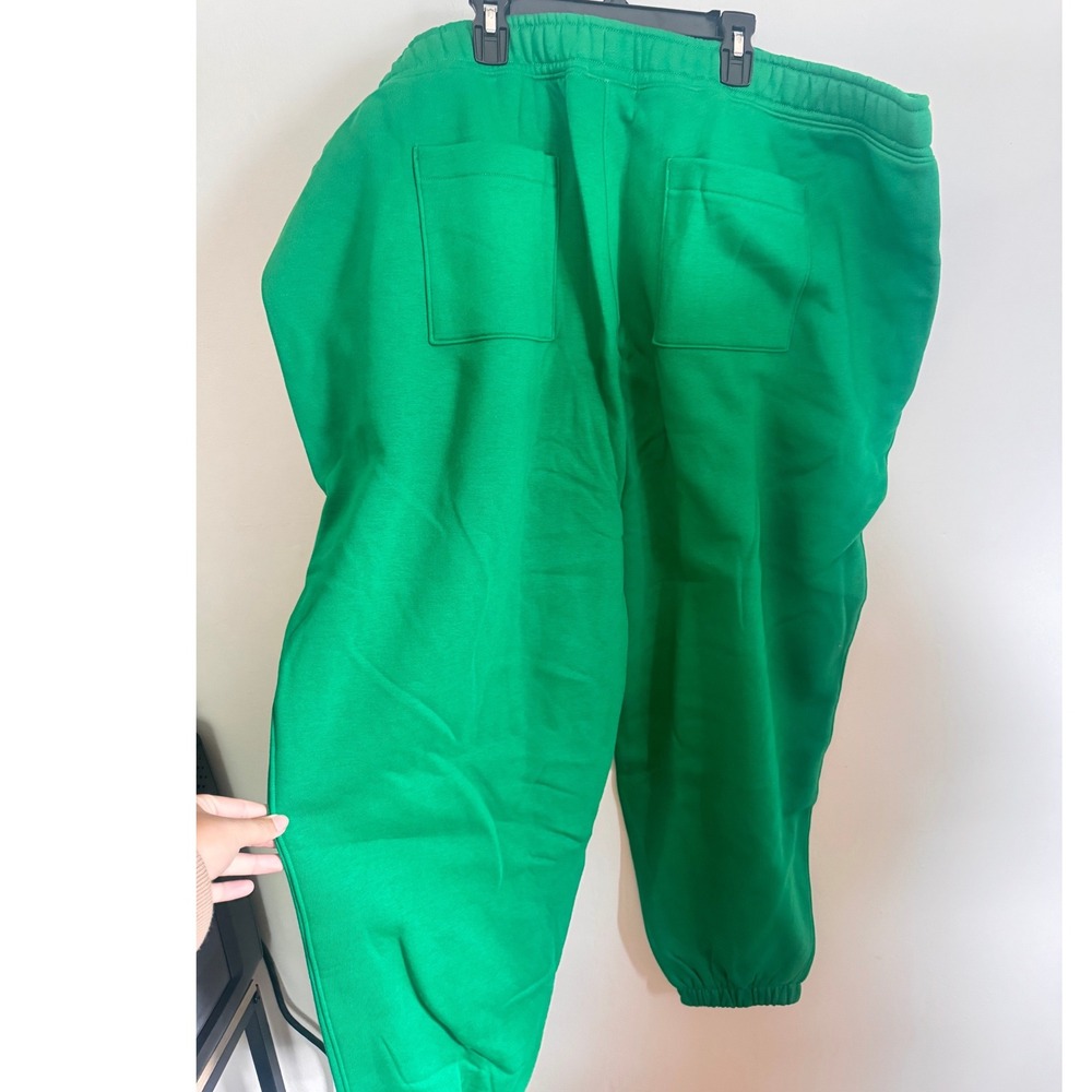 Amazon Essentials Mens Green Fleece Jogger NWTSweatpants Plus Size 4X Drawstring
